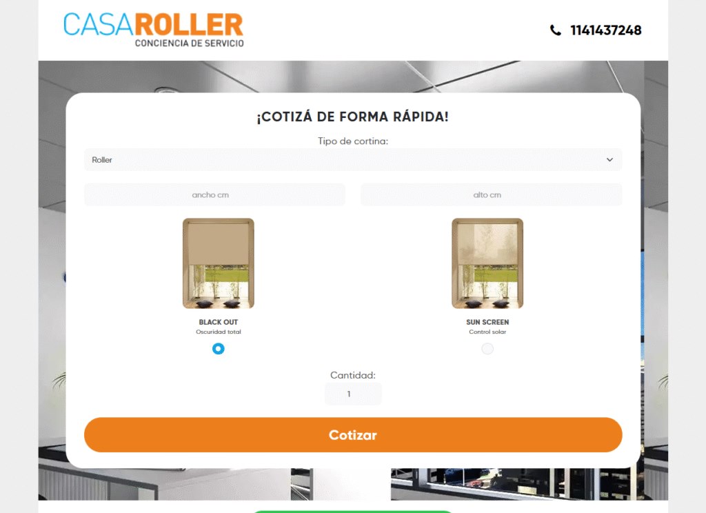 Imagen del trabajo con Casa Roller publicada en el portfolio